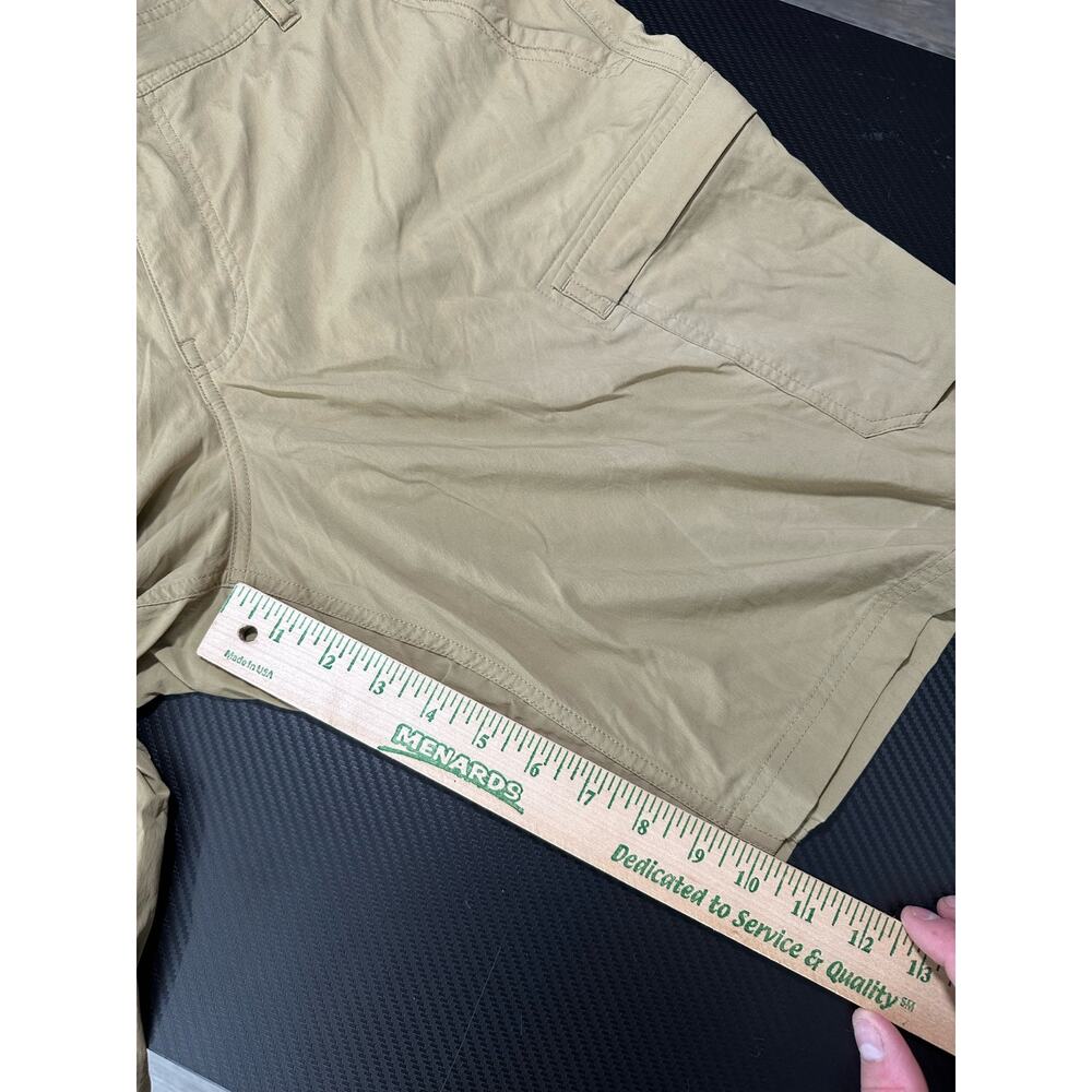 REI Co-op Tan Belted Nylon Cargo Shorts Size 40 Hiking Outdoor Breathable - Picture 6 of 13